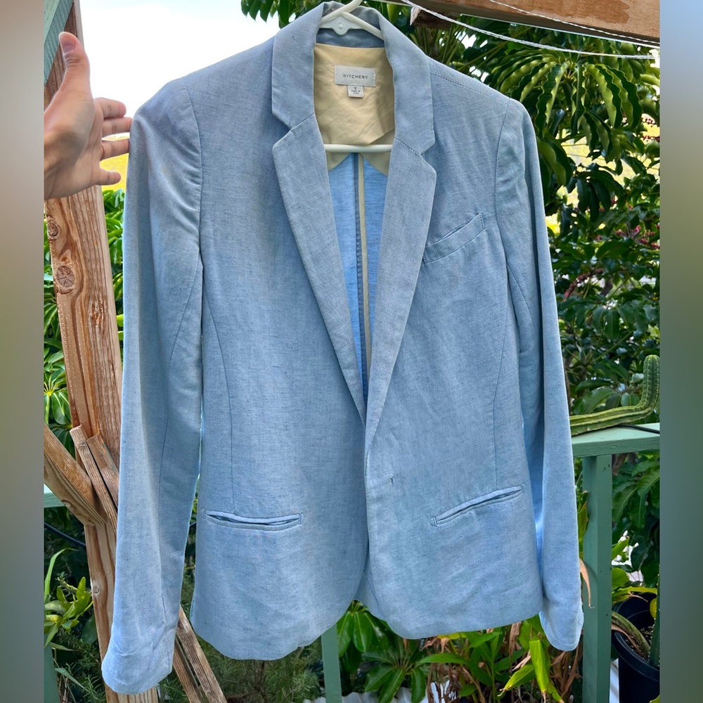 Witchery chambray blazer